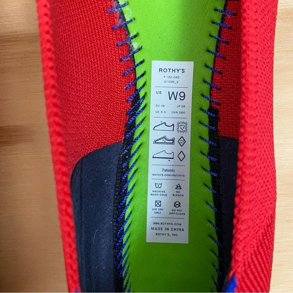 Rothy's The Point II in Lollipop Red